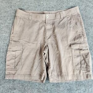 Columbia‎ Mens Cargo carpenter Shorts Size 40 Beige Casual Outdoor Hiking Canvas